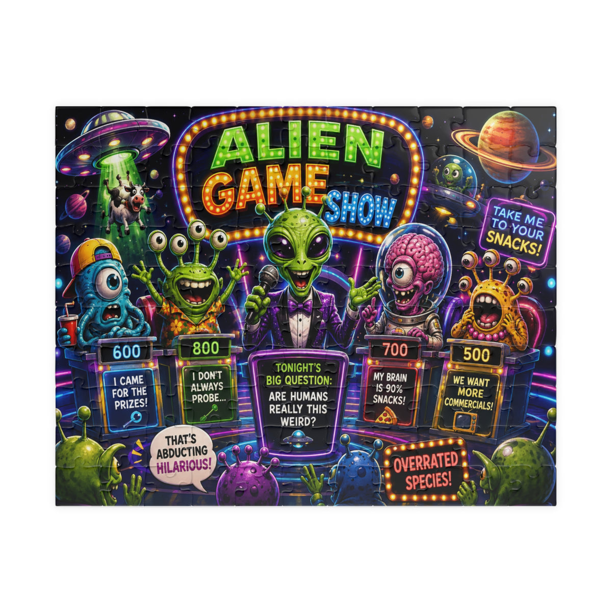 Alien Game Show puzzle | 520-piece jigsaw
