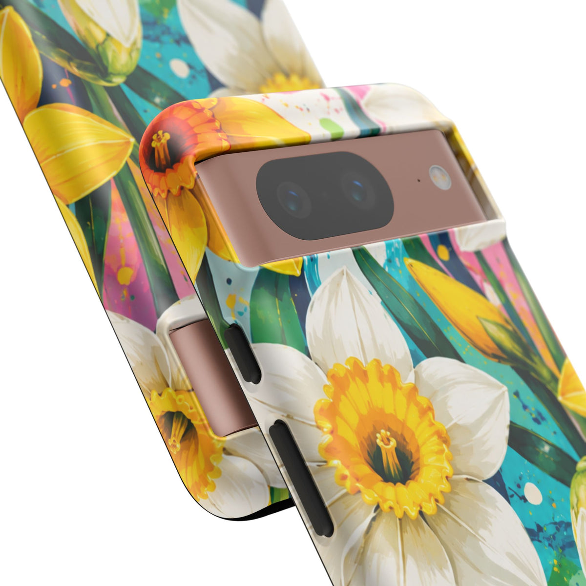 Daffodil Floral Phone Case — Bright Spring Garden Protective Cover