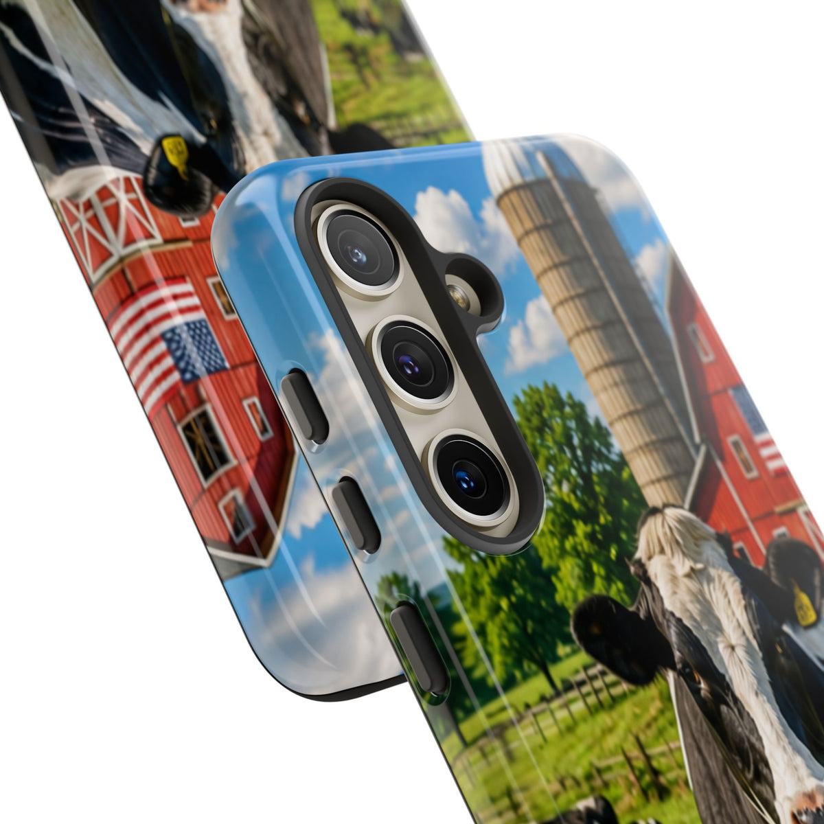 Cow Farm Phone Case — Rustic Barnyard iPhone Cover