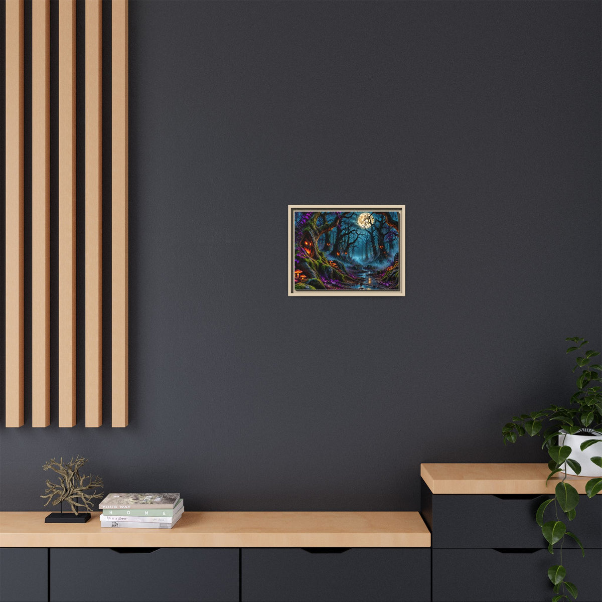 Matte Canvas, Framed (Multi-color)