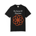 My Sense Of Direction: Compass Flower T-shirt | Funny Directional Tee