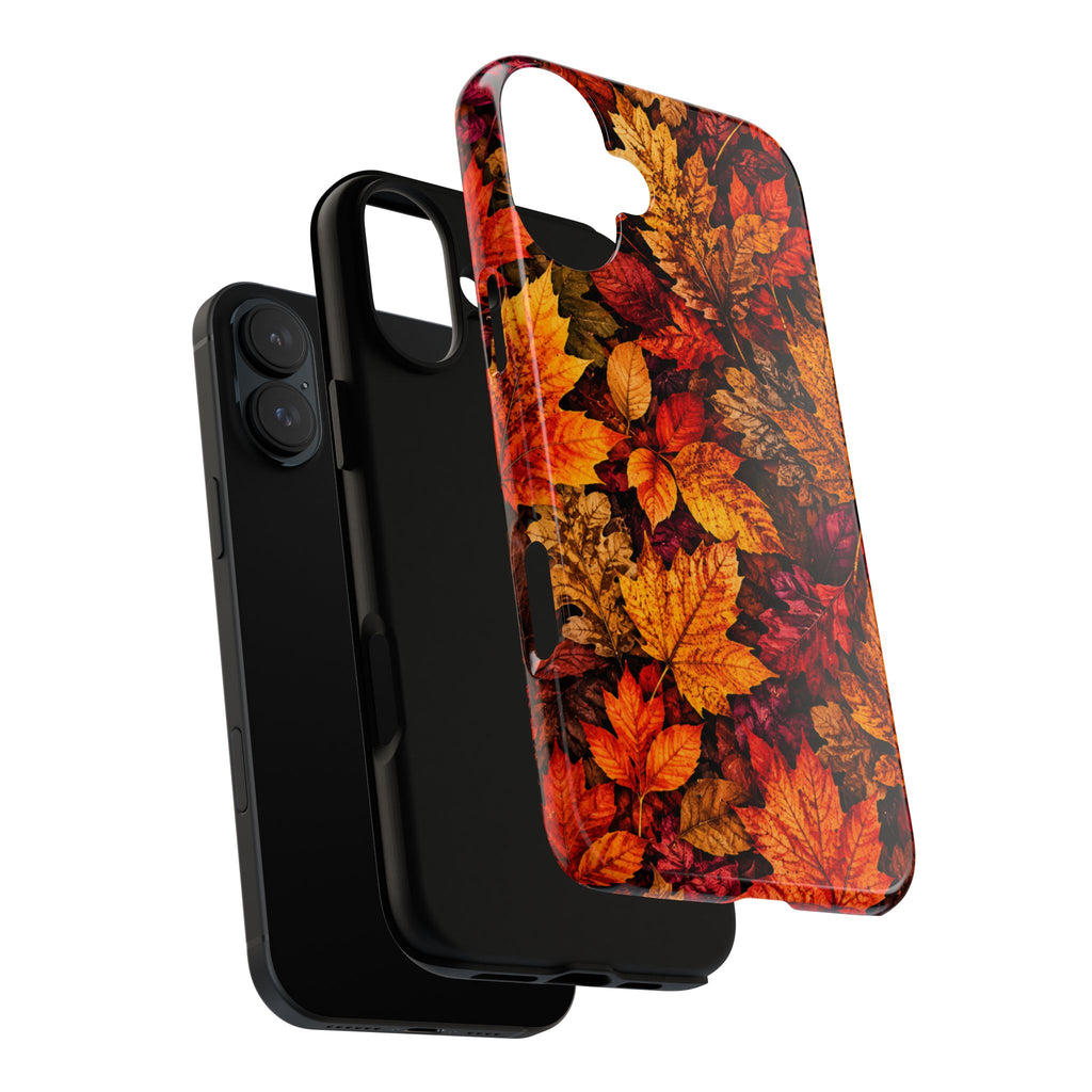 Autumn Leaves Tough Phone Case — Fall Foliage Protective Cover
