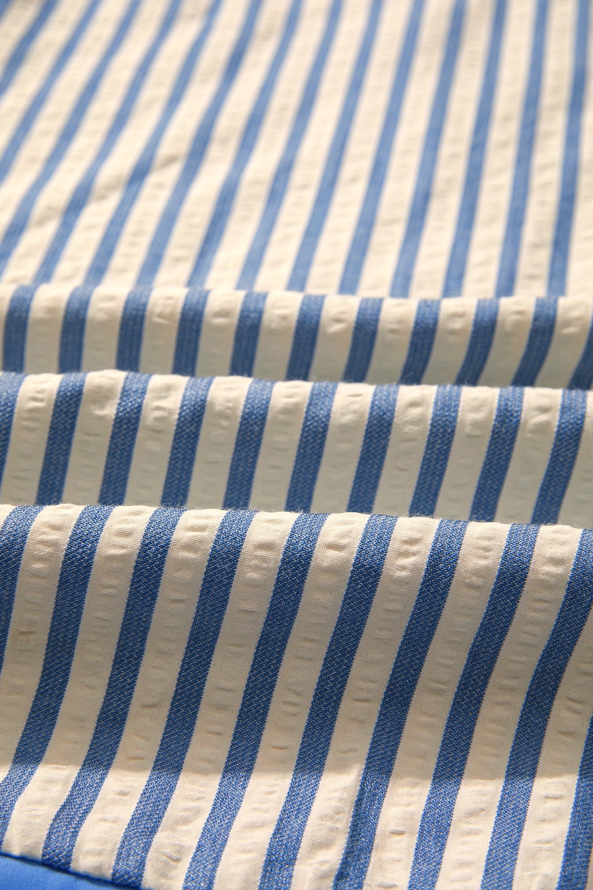 Stripe Colorblock V-Neck Short Sleeve Blouse