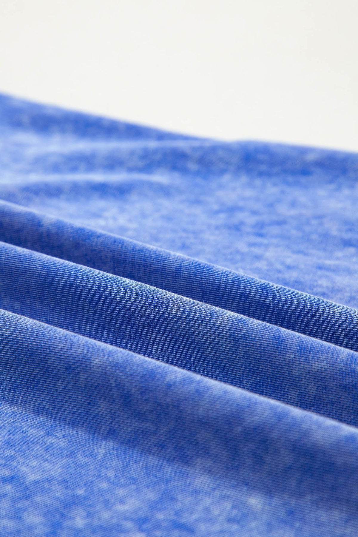 Solid Mineral Wash Raw Seam Lace Sleeve Tee
