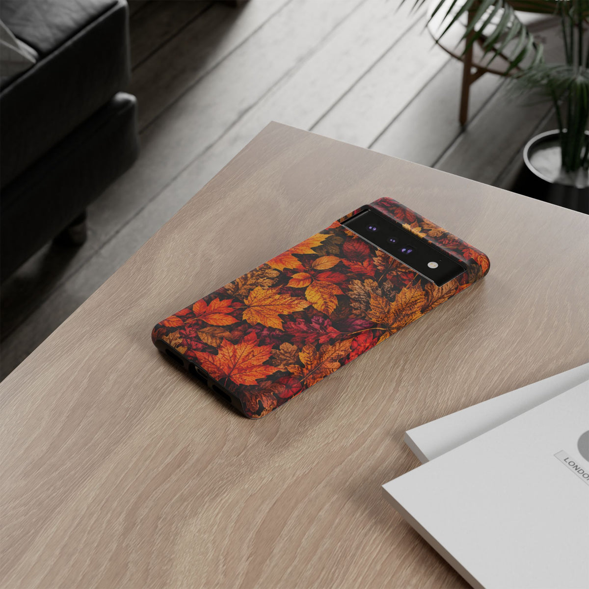 Autumn Leaves Tough Phone Case — Fall Foliage Protective Cover
