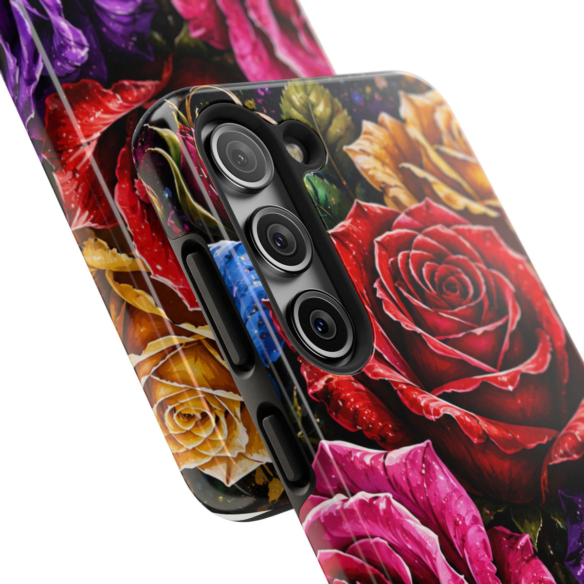 Tough Phone Case — Vibrant Rose Garden Protective Phone Cover