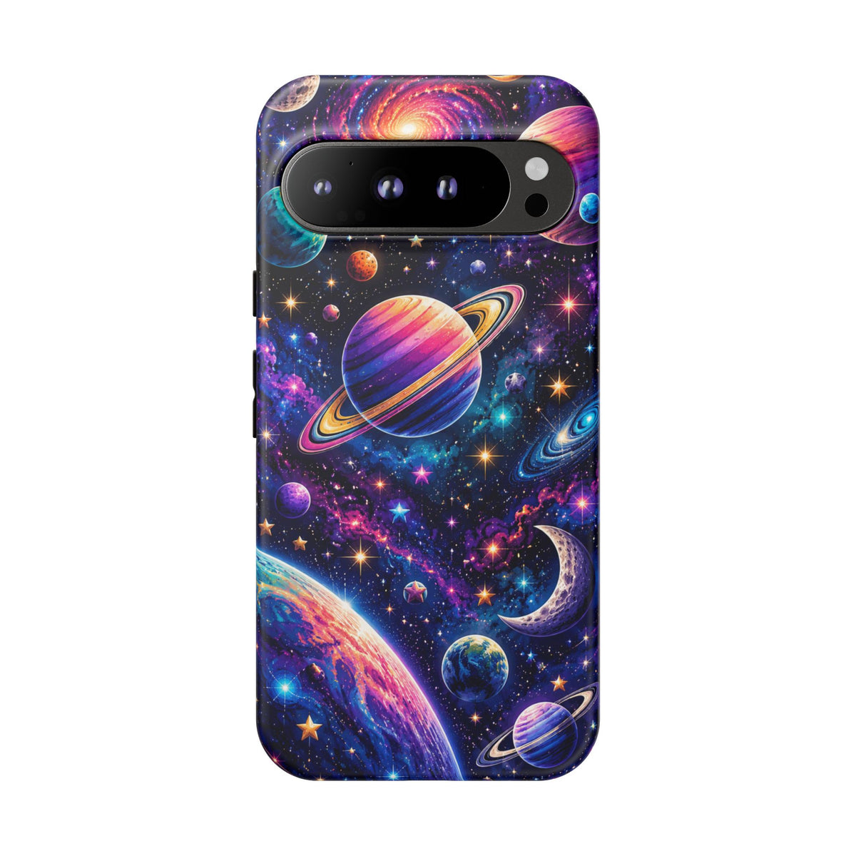 Colorful Galaxy Planets phone case | Tough Case