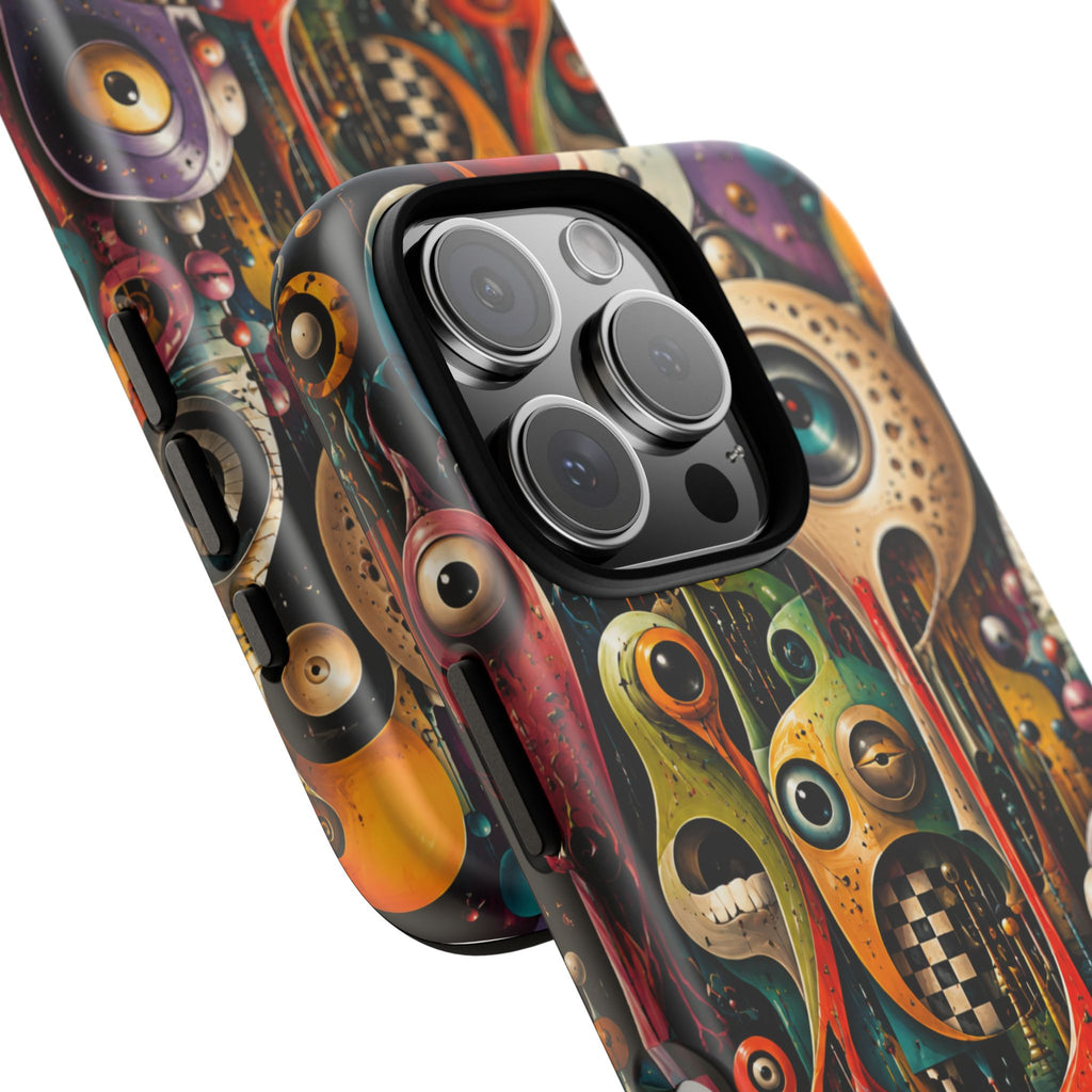 Surreal Monster Art Phone Case — Colorful Abstract Creature Design