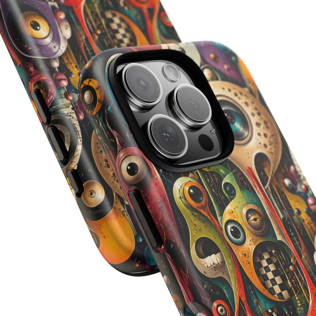 Surreal Monster Art Phone Case — Colorful Abstract Creature Design