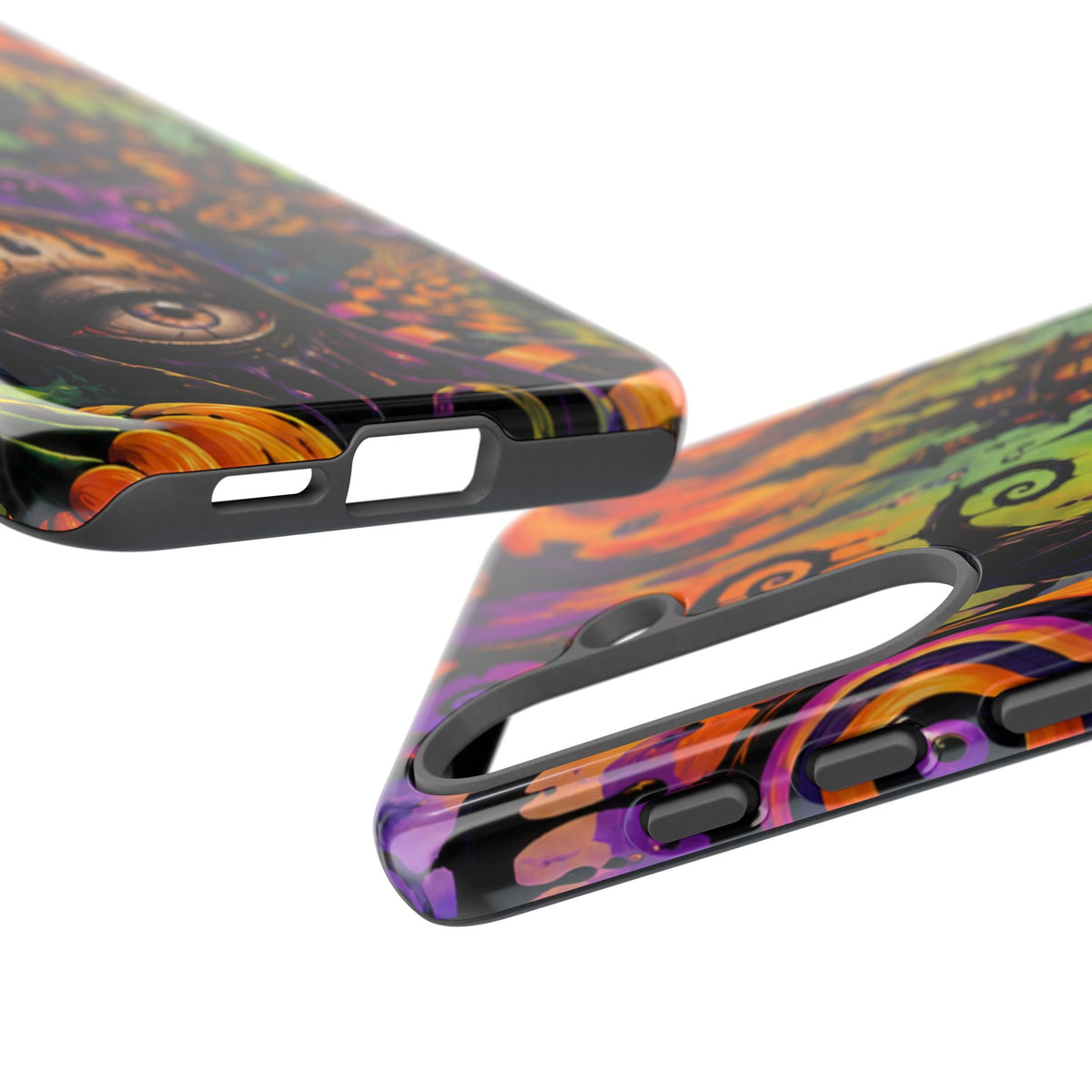 Phone Case — Psychedelic Haunted House Halloween Design