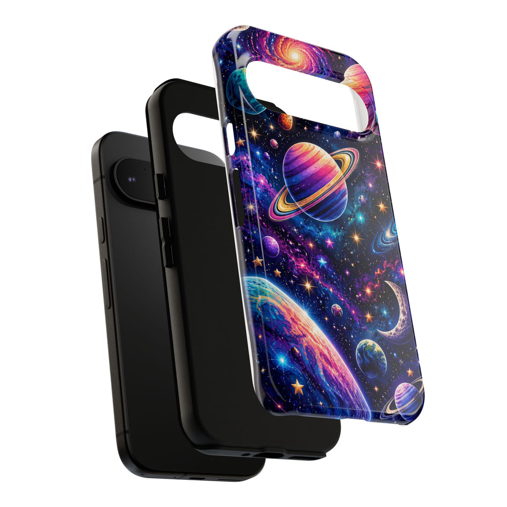 Colorful Galaxy Planets phone case | Tough Case