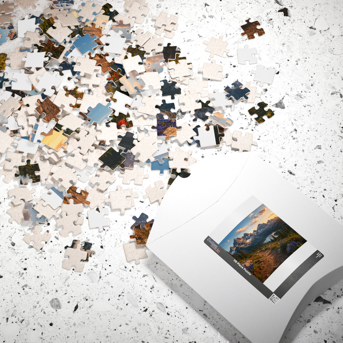 Sunset Mountain Trail Puzzle | Scenic Landscape Jigsaw
