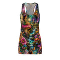 Fairy Garden Racerback Dress — Enchanted Mushroom Cottage AOP