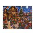Christmas Elf Workshop Jigsaw Puzzle — Festive Holiday 520/1014-Piece Family Puzzle