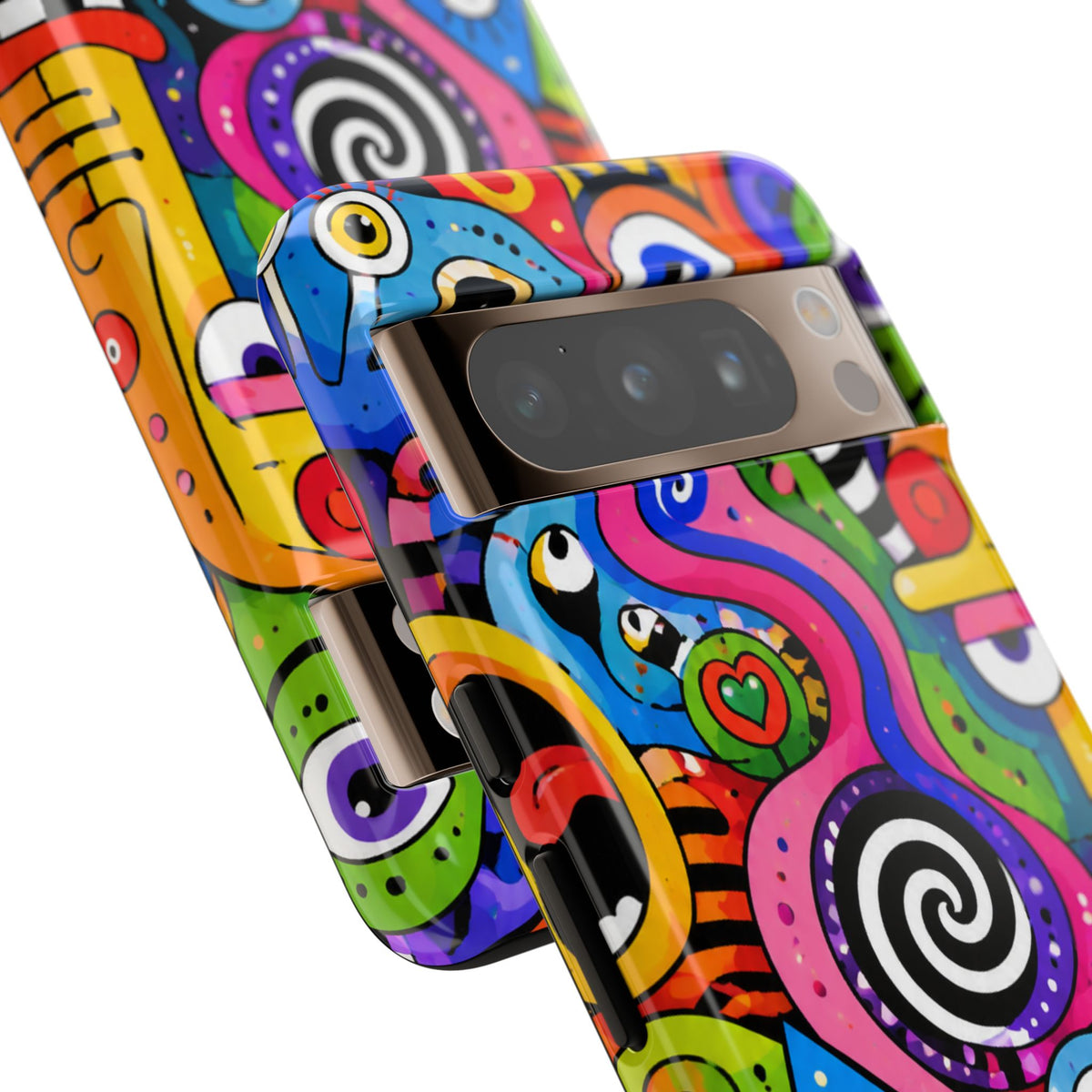 Colorful Abstract Doodle Tough Phone Case