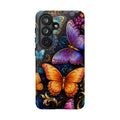 Butterfly Tough Phone Case — Colorful Floral Butterflies Protective Cover
