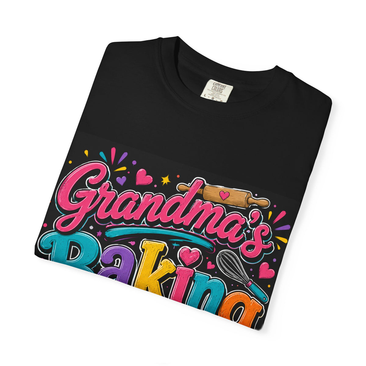 Grandma's Baking Shirt T-shirt | Colorful Baking Graphics, Cookie Cupcake Design