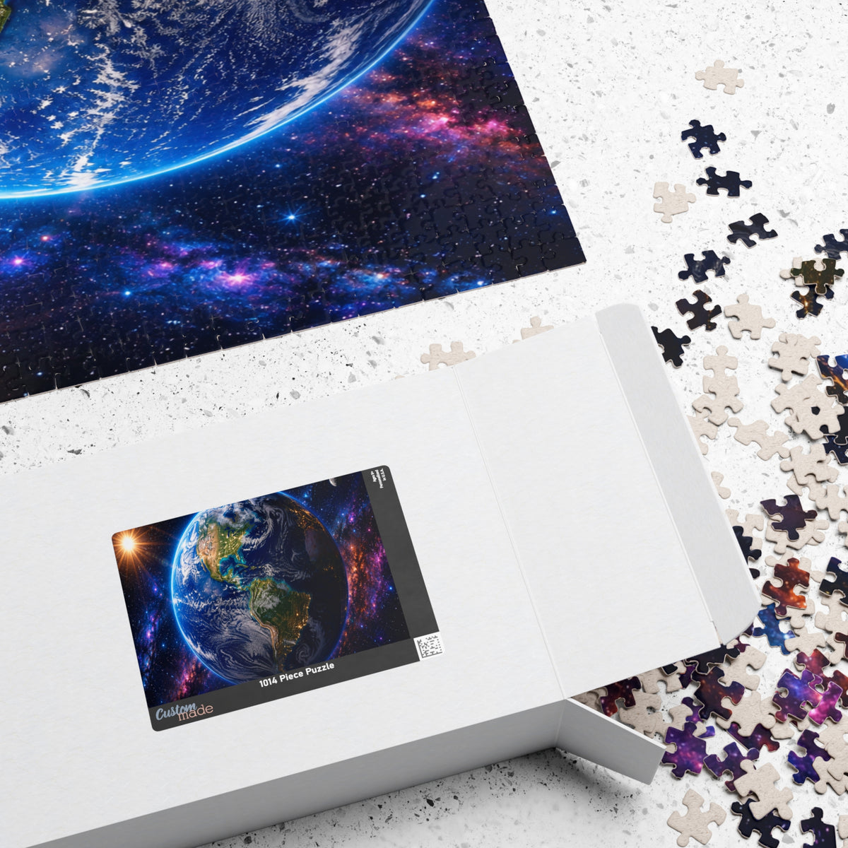 Earth from Space Jigsaw Puzzle — Planetary Scene Puzzle (110–1014 Pieces)