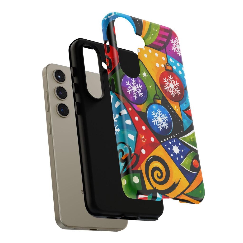 Holiday Ornament Phone Case — Colorful Festive Christmas Design