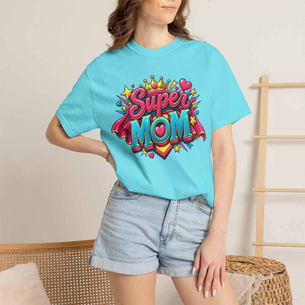Super Mom T-Shirt — Colorful Comic-Style Mother's Day Tee