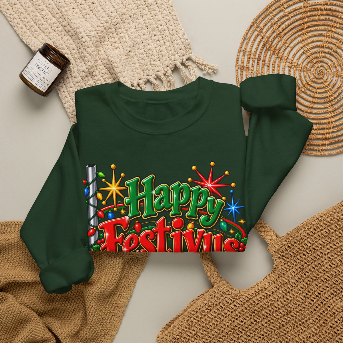 Festivus Sweatshirt – "Happy Festivus" Holiday Crewneck