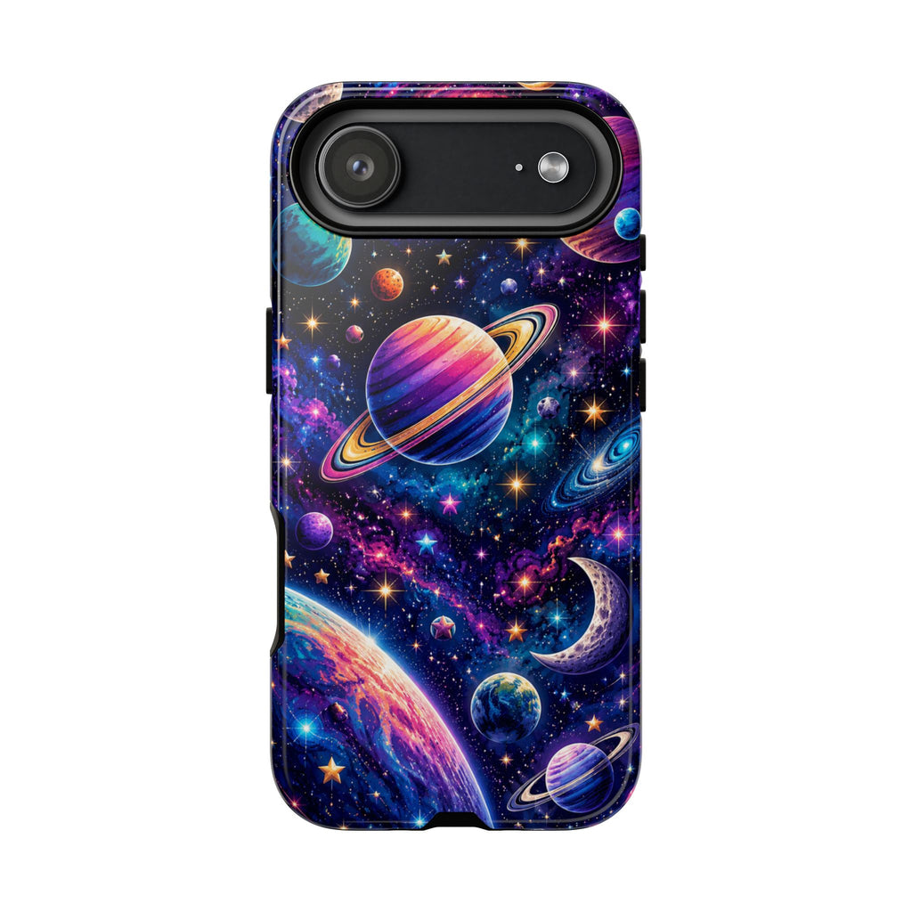 Colorful Galaxy Planets phone case | Tough Case