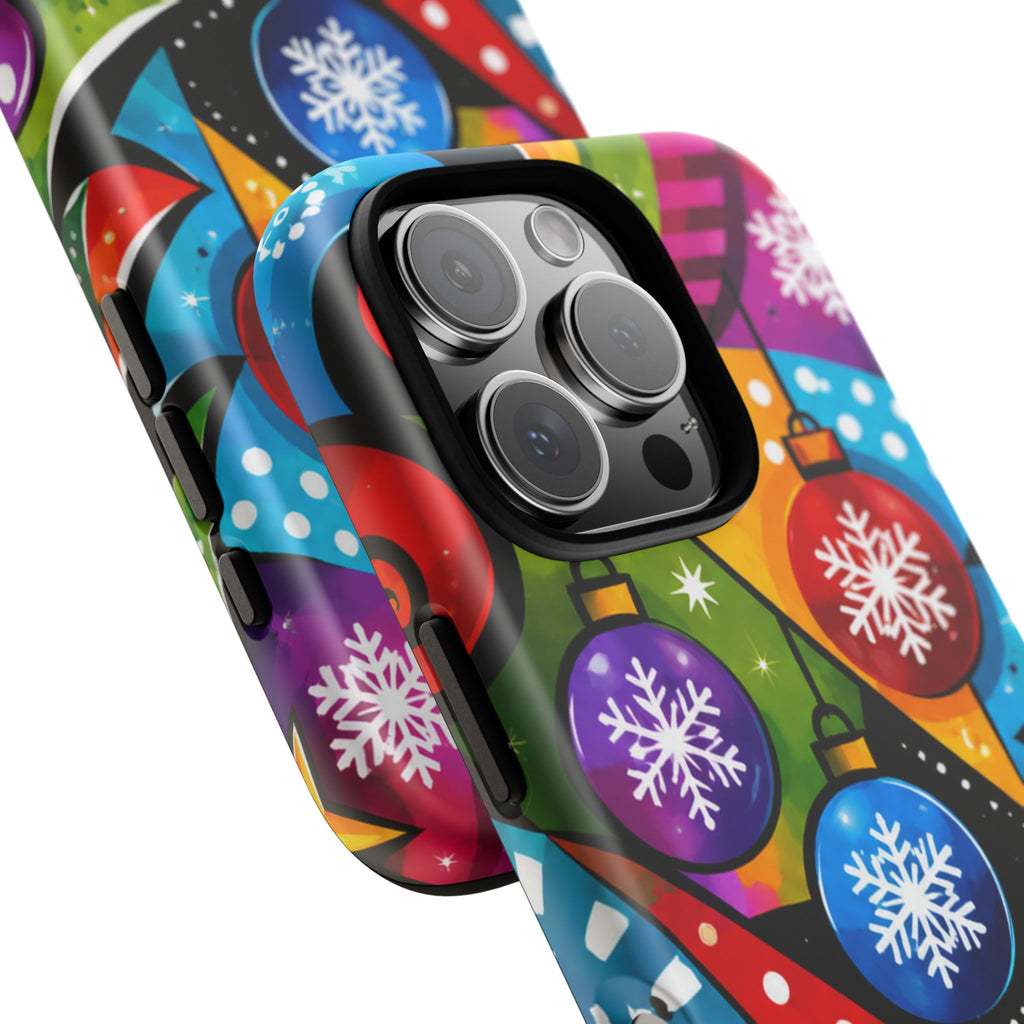 Holiday Ornament Phone Case — Colorful Festive Christmas Design