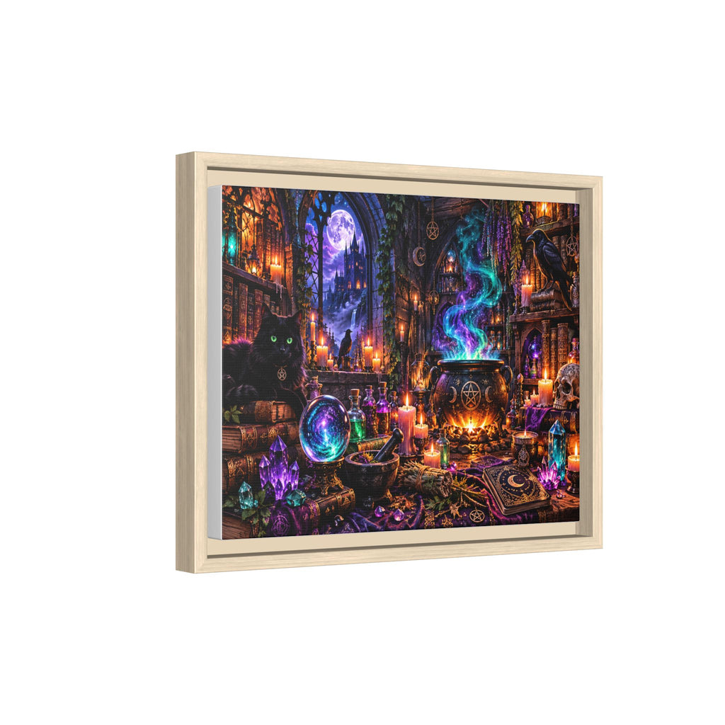 Mystic Witch’s Apothecary Matte Canvas Framed Art