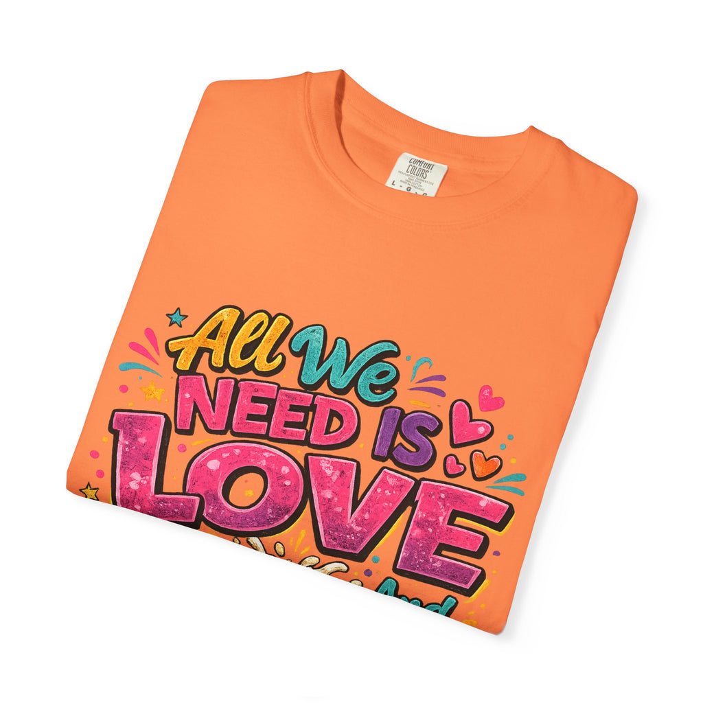 All We Need Is Love and Beer T-Shirt | Beer Graphic Tee