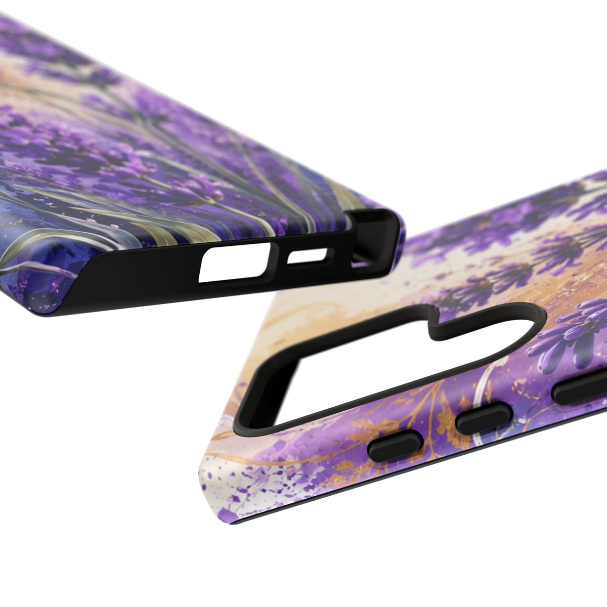 Lavender Bouquet Tough Phone Case — Protective Floral iPhone Case