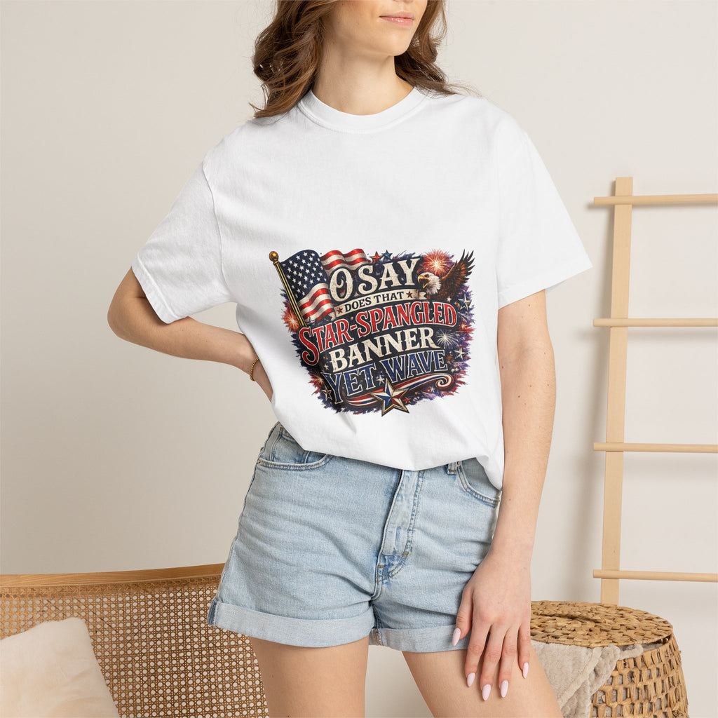 Star-Spangled Banner Graphic T-shirt | American Flag Patriotic Tee