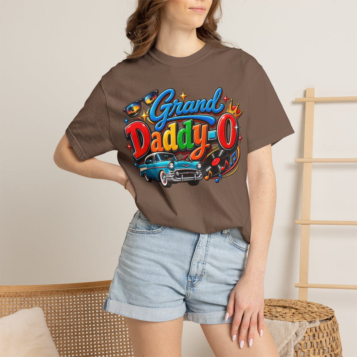 Grand Daddy-O Retro Car Graphic T-Shirt