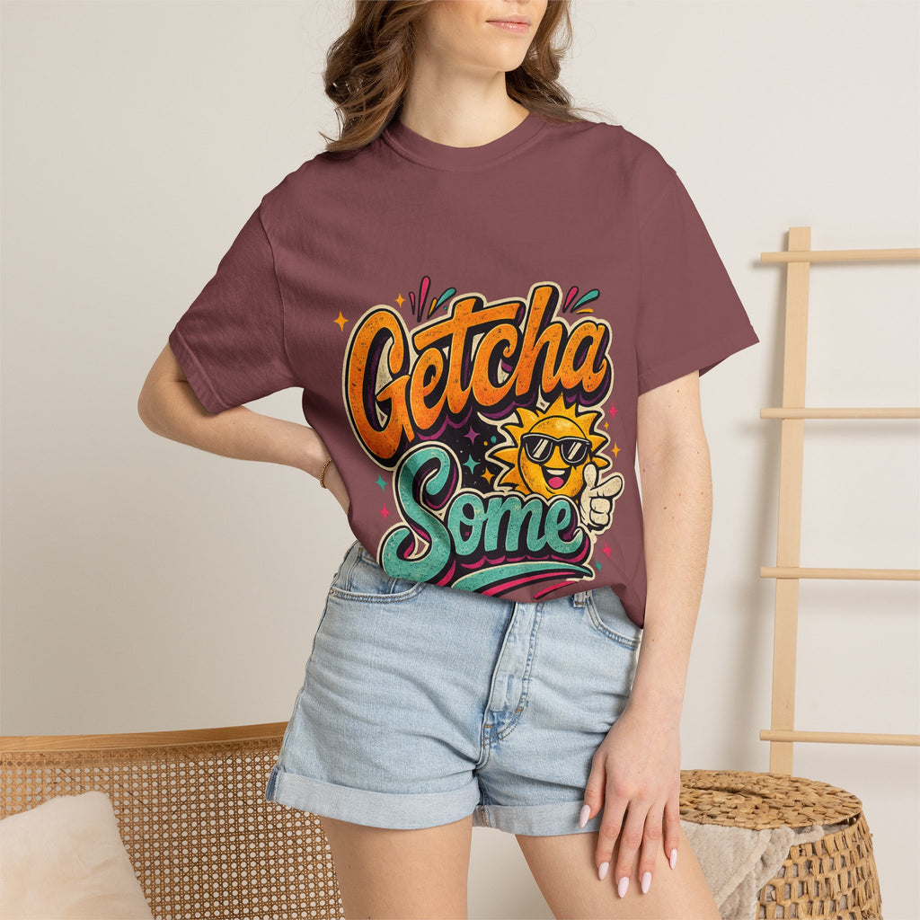 Getcha Some Sun Graphic T-Shirt | Retro Sun Illustration