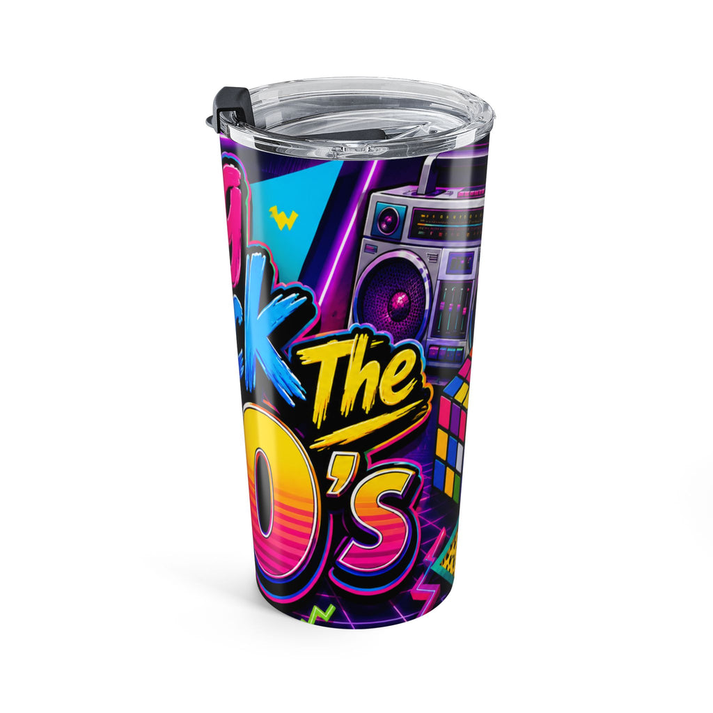 Bring Back the 80s Tumbler | Retro Neon 20oz