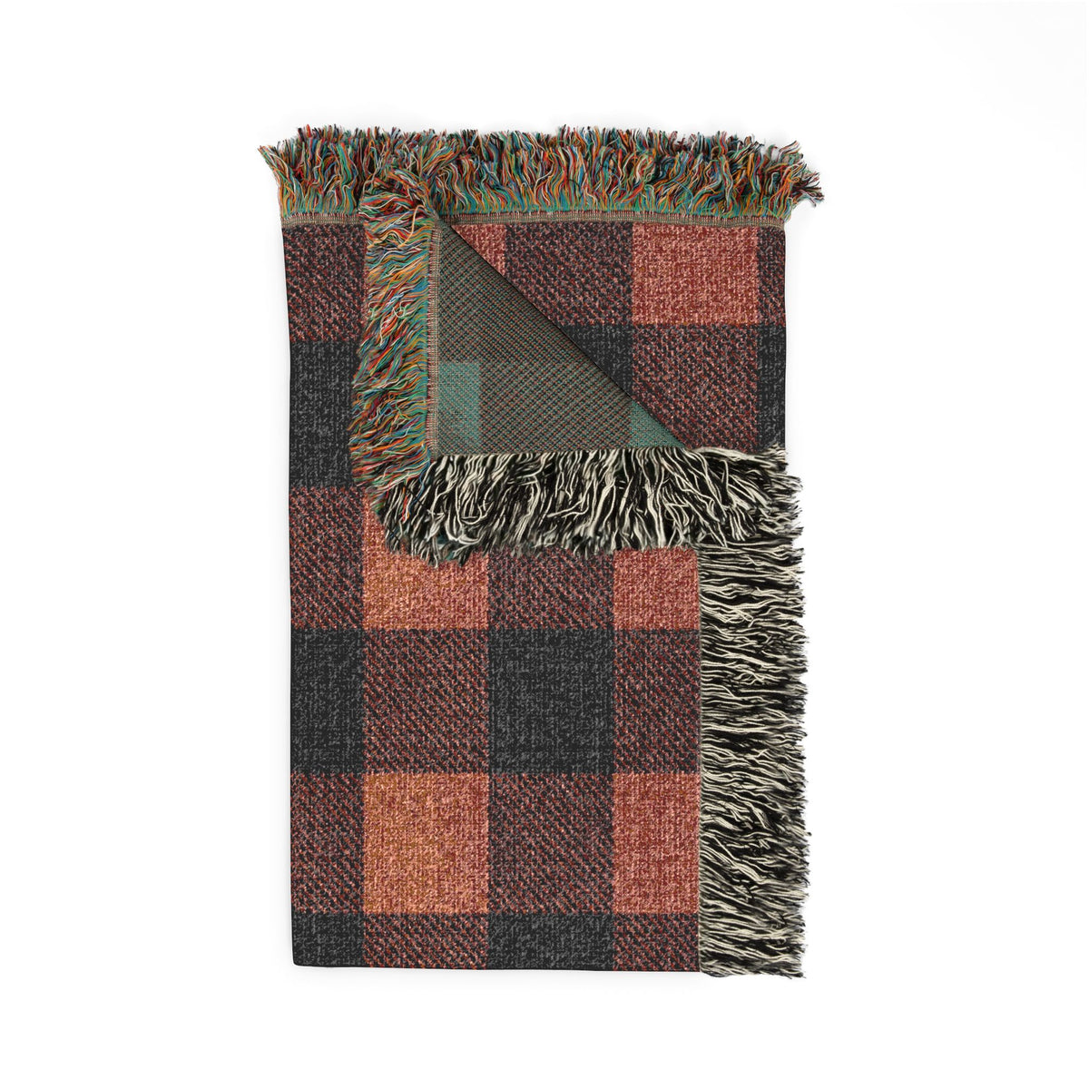 Buffalo Plaid Woven Throw Blanket — Cozy Cabin Plaid Throw