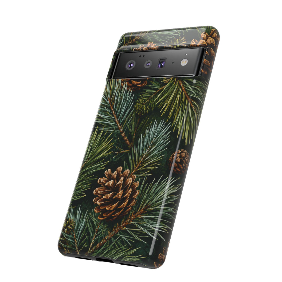 Pinecone Pines Phone Case — Festive Evergreen iPhone Cover