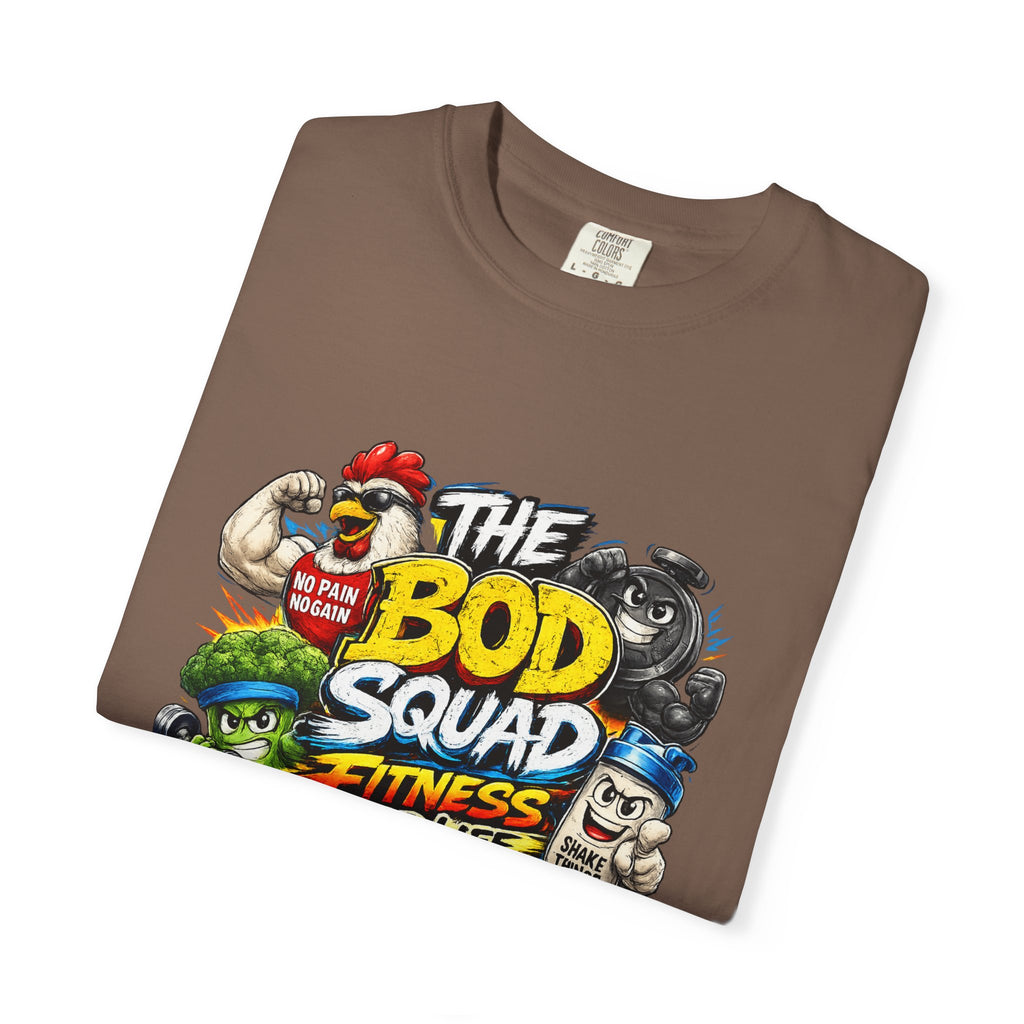 The Bod Squad Fitness For Life T-Shirt | Cartoon Gym Characters
