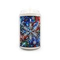 Festive Snowflake Soy Candle — Scented 13.75oz Holiday Candle
