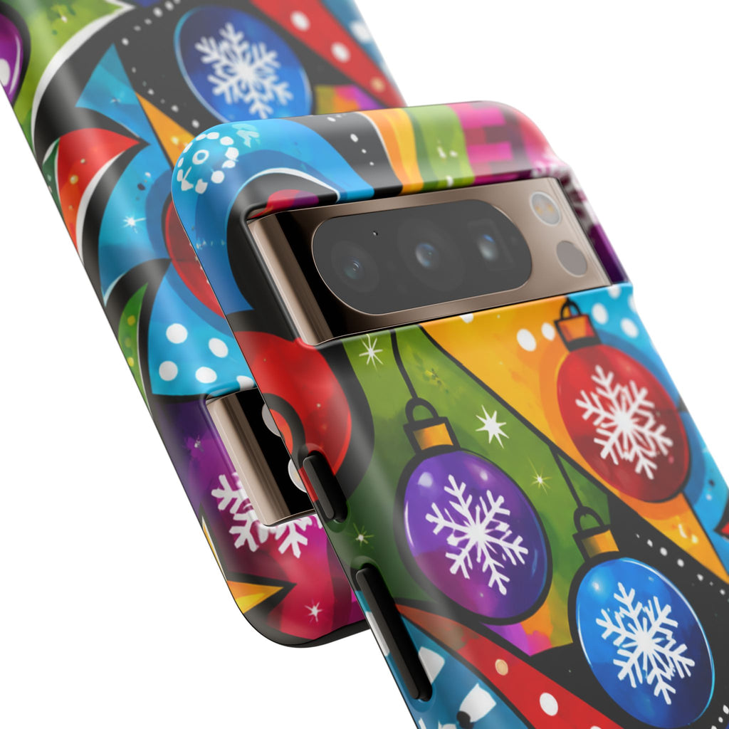 Holiday Ornament Phone Case — Colorful Festive Christmas Design