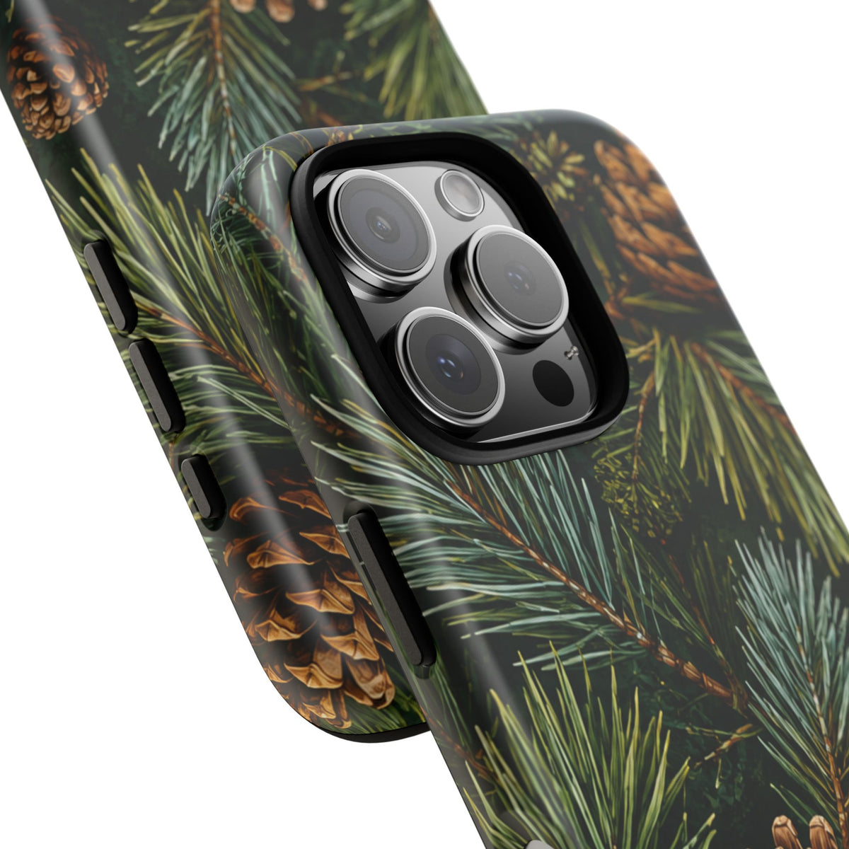 Pinecone Pines Phone Case — Festive Evergreen iPhone Cover