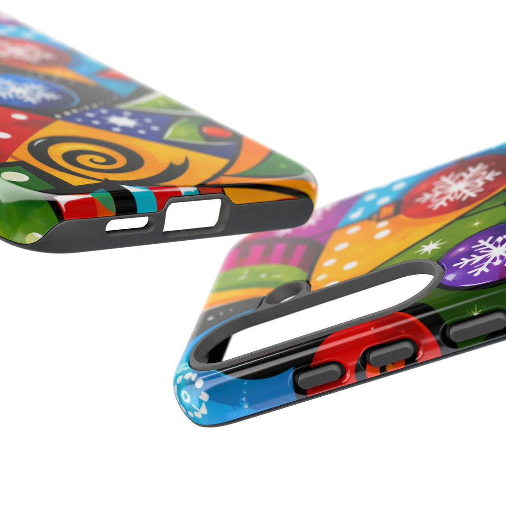 Holiday Ornament Phone Case — Colorful Festive Christmas Design