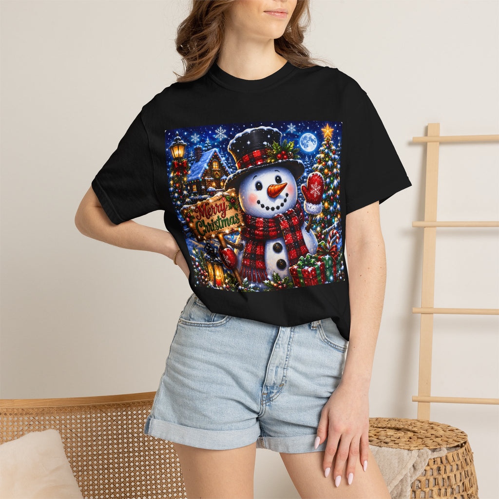 Christmas Snowman T-Shirt — Merry Christmas Holiday Graphic Tee