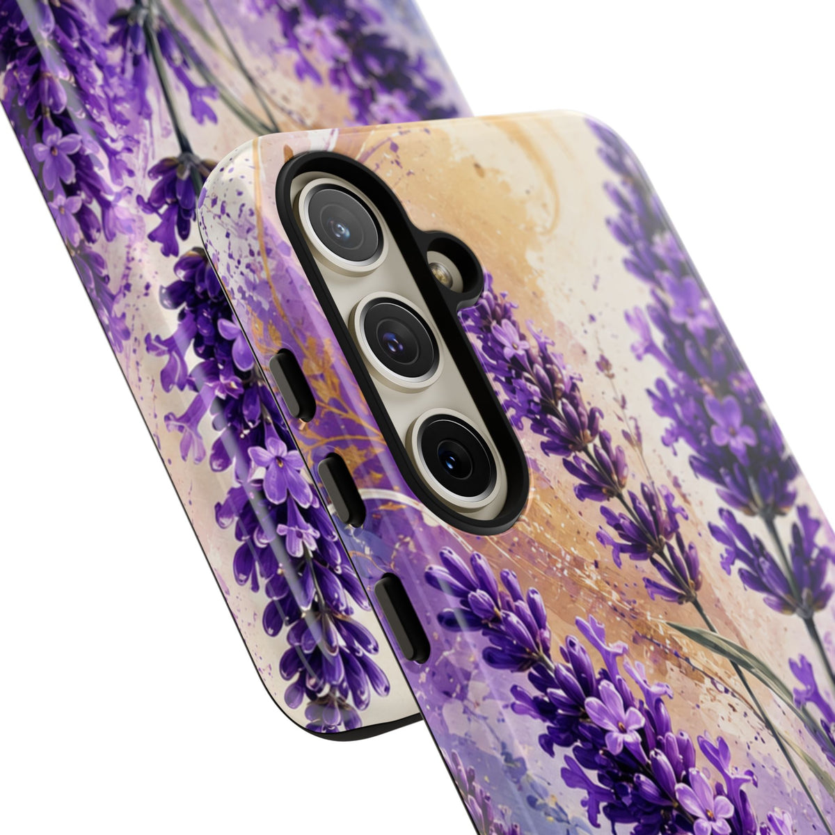 Lavender Bouquet Tough Phone Case — Protective Floral iPhone Case