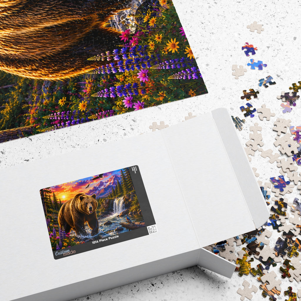 Mountain Bear Scenic Puzzle — Wildlife Jigsaw (110/252/520/1014 pcs)