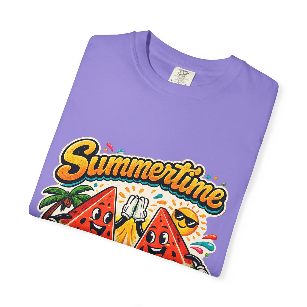 Summertime Fun Time Watermelon Graphic T-Shirt