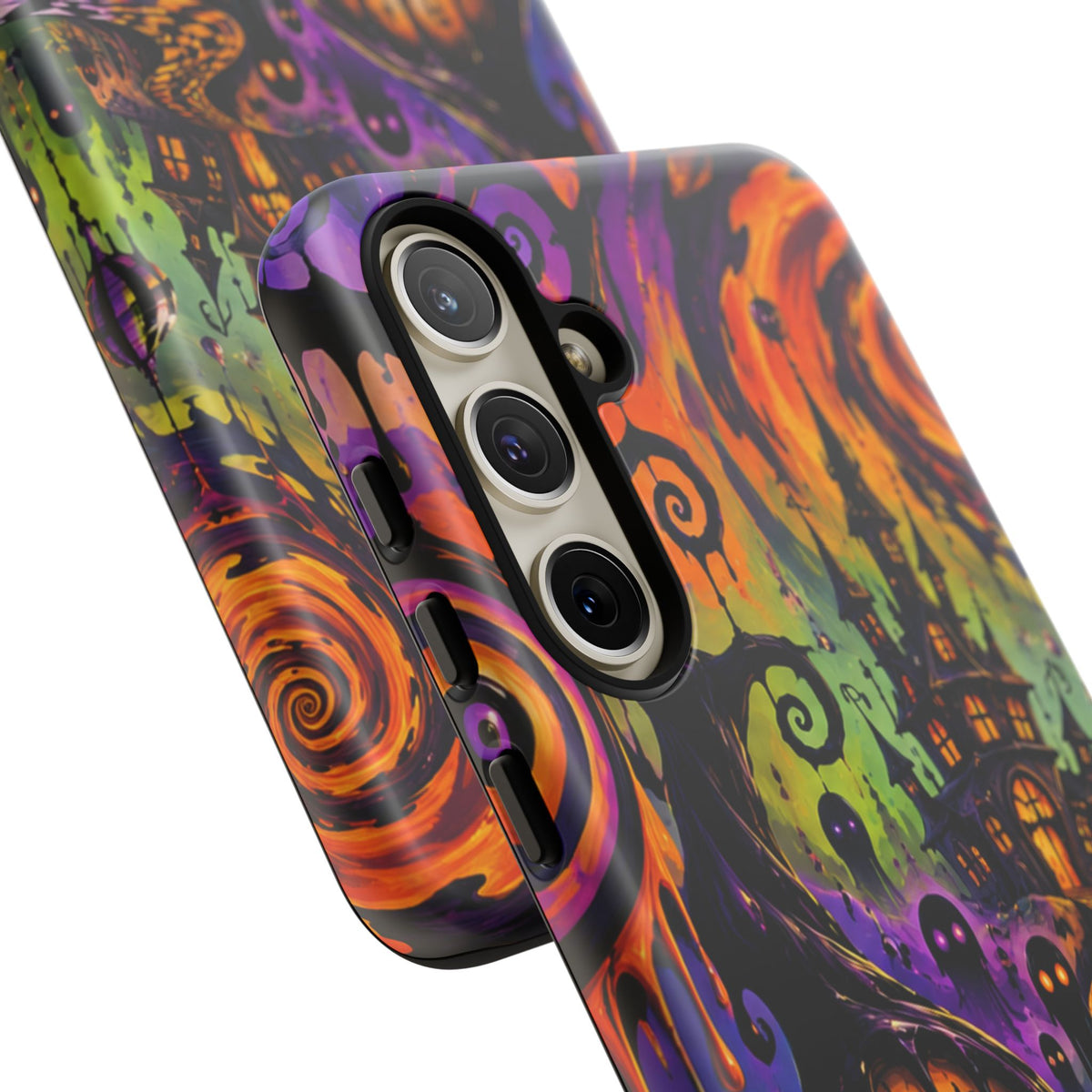 Phone Case — Psychedelic Haunted House Halloween Design