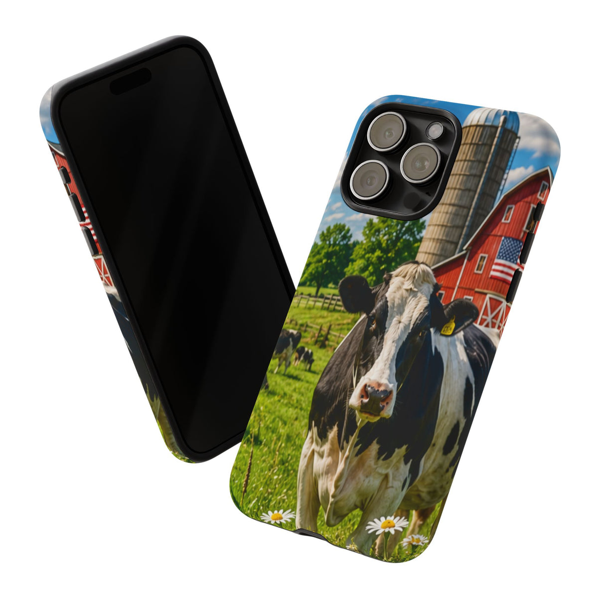 Cow Farm Phone Case — Rustic Barnyard iPhone Cover