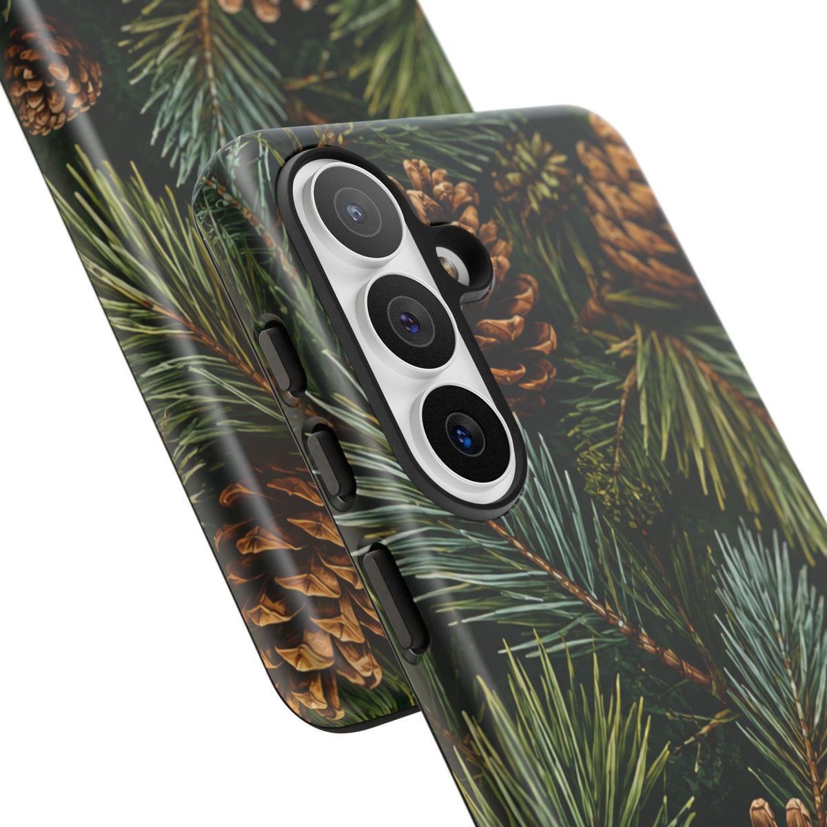 Pinecone Pines Phone Case — Festive Evergreen iPhone Cover