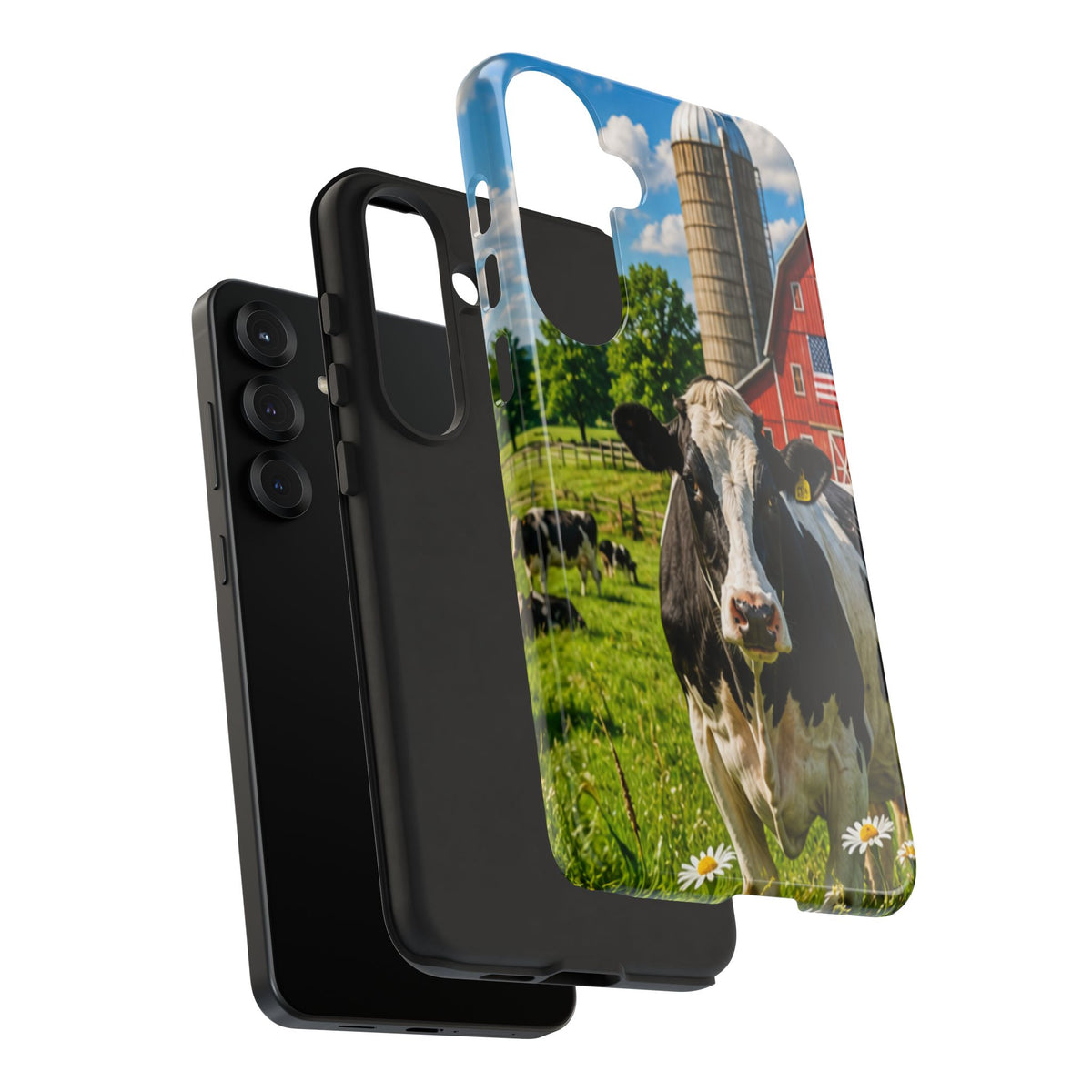 Cow Farm Phone Case — Rustic Barnyard iPhone Cover