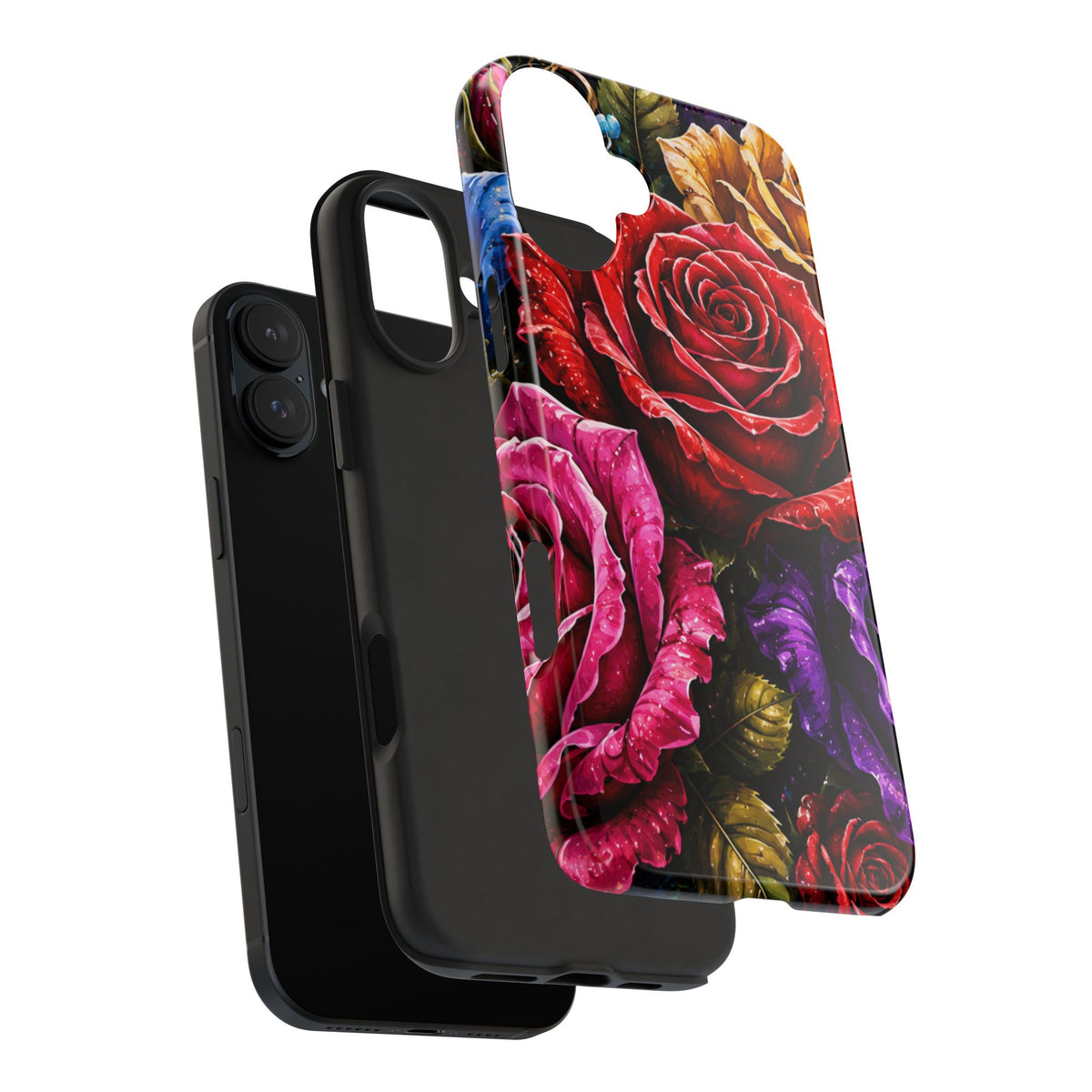 Tough Phone Case — Vibrant Rose Garden Protective Phone Cover